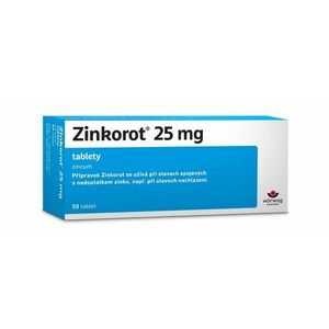 WÖRWAG Zinkorot 25 mg 50 tablet obraz