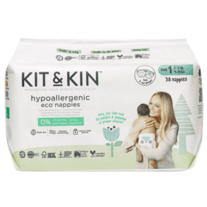KIT & KIN Eko plenky, velikost 1 38 ks obraz