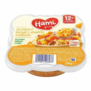HAMI masozeleninový talířek Zeleninový bulgur s jehněčím a kuřecím, 12+ 230 g obraz