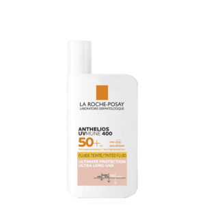 LA ROCHE-POSAY Anthelios UVMune 400 tónovaný fluid SPF 50+ s ultimátním UV filtrem chránícím před dlouhovlnným UVA zářením 50 ml obraz