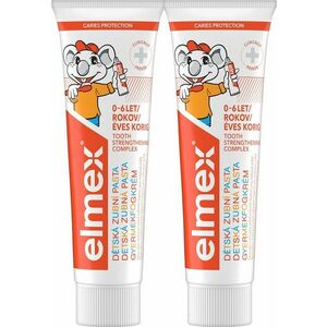 ELMEX Kids dětská zubní pasta pro děti 0-6 let duopack 2 x 50 ml obraz