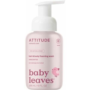 ATTITUDE Dětská mycí pěna (2v1) Baby leaves bez vůně 295 ml obraz