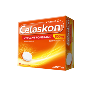 CELASKON červený pomeranč 500mg 30 šumivých tablet obraz
