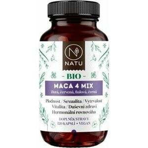 NATU BIO Maca 4 Mix 120 kapslí obraz