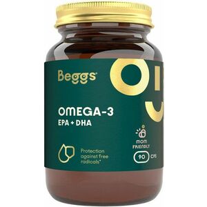 BEGGS Omega-3, EPA+DHA 90 kapslí obraz