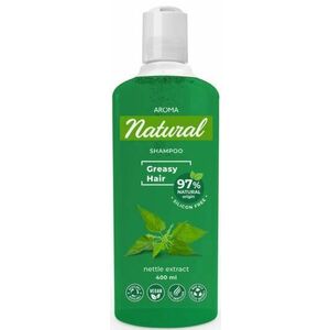 AROMA Šampon na mastné vlasy Kopřiva 400 ml obraz