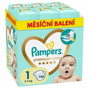 PAMPERS Premium care plenky, vel. 1, 2kg-5kg, 156 ks obraz