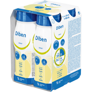 DIBEN Drink Vanilla 1, 5kcal perorální roztok 4 x 200 ml obraz