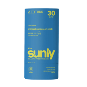 ATTITUDE Dětská 100 % minerální ochranná tyčinka na celé tělo (SPF 30) bez vůně 60 g obraz