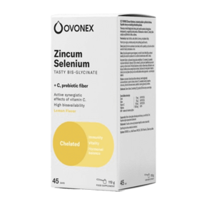 OVONEX Zincum Selenium, citrónová příchuť 119 g obraz