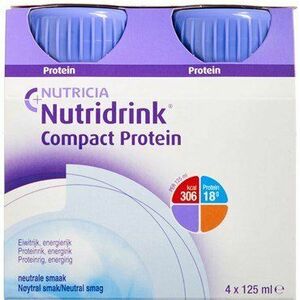 NUTRIDRINK Compact Protein s neutrální příchutí 4 x 125 ml obraz