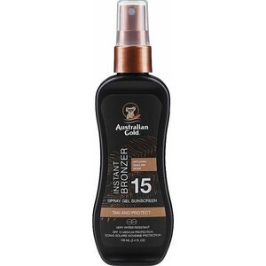 AUSTRALIAN GOLD SPF 15 Spray Gel + Bronzer 100 ml obraz