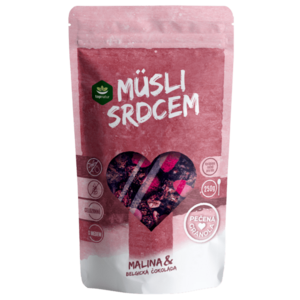 TOPNATUR Müsli srdcem Malina & Belgická čokoláda 250 g obraz
