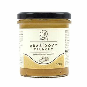 NATU Arašídový krém crunchy 300 g obraz