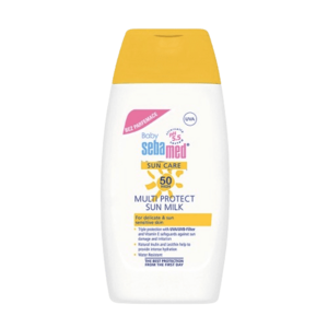 SEBAMED Baby, Multi Protect Opalovací mléko OF50+, bez parfemace 200 ml obraz