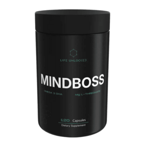 LIFEUNLOCKED MindBoss = Magtein & Omega 3 DHA 90 kapslí obraz