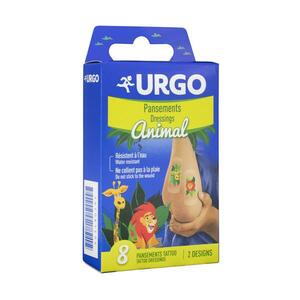 URGO TATTOO Animal Dětská náplast 8 ks obraz