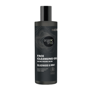 ORGANIC SHOP Čisticí gel na pleť Blackwood a máta 200 ml obraz