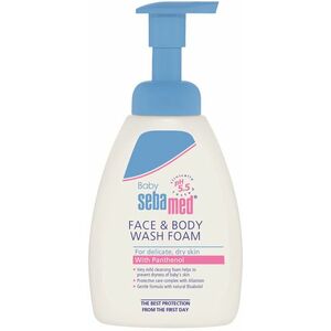 SEBAMED dětská mycí pěna na obličej a tělo 400 ml obraz