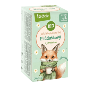 APOTHEKE BIO čaj dětský Průduškový s jitrocelem 20 x 1.5 g obraz