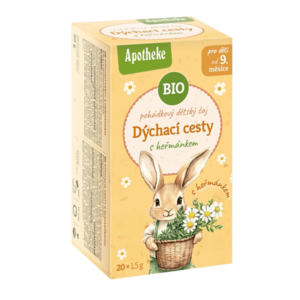 APOTHEKE BIO čaj dětský Dýchací cesty s heřmánkem 20 x 1.5 g obraz