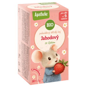 APOTHEKE BIO čaj dětský Jahodový se šípkem 20 x 1.5 g obraz