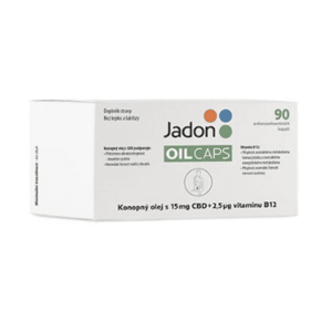 JADON Oil caps CBD s konopným olejem 15mg CBD+B12, 90 kapslí obraz
