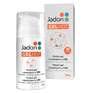 JADON gel HOT Hřejivý gel s kostivalem a CBD 100 g obraz