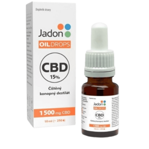 JADON Oil Drops Konopný destilát CBD 15% 10 ml obraz