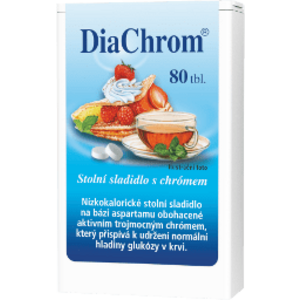 DIACHROM nízkokalorické sladidlo 80 tablet 80 ks obraz