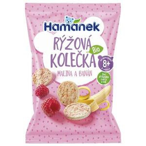 HAMÁNEK BIO Rýžová kolečka Malina&Banán 35 g obraz