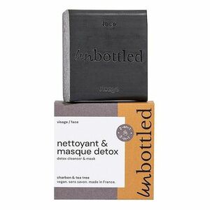 UNBOTTLED - Detox solid cleanser & mask - Maska obraz