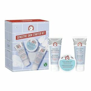 FIRST AID BEAUTY - Sada přípravků pro citlivou pleť – Čištění, exfoliace a hydratace obraz