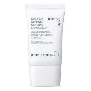 INNISFREE - Daily UV Defense Mineral Sunscreen - Minerální opalovací krém na obličej s SPF50 obraz