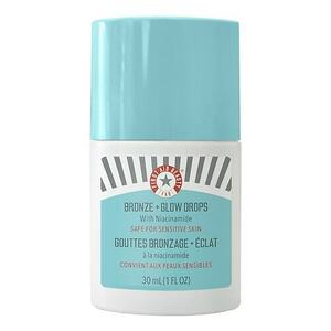 FIRST AID BEAUTY - Bronze + Glow Drops – Samoopalovací a rozjasňujicí kapky s niacinamidem obraz