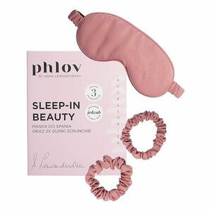 PHLOV - Zestaw Gumek Z Maską Na Oczy Sleep-In Beauty Z Wegańskiego Jedwabiui obraz