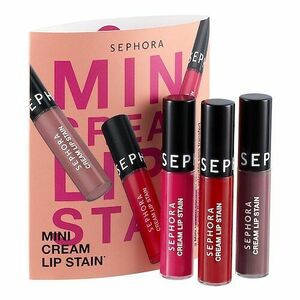 SEPHORA COLLECTION - Mini Cream Lip Stain – Sada tří mini rtěněk obraz