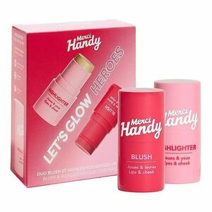 MERCI HANDY - Let's Glow Heroes – Rozjasňovač + tvářenka obraz