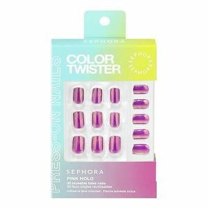SEPHORA COLLECTION - Color Twister – Sada opakovaně použitelných umělých nehtů a lepicích fólií obraz