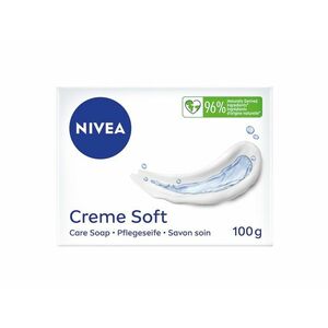 Nivea Tuhé mýdlo Creme Soft 100 g obraz