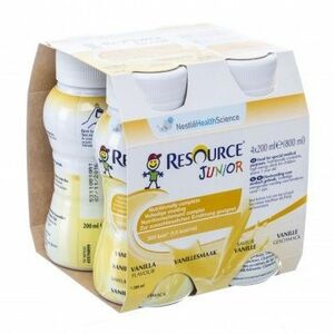RESOURCE® Junior Fibre vanilkový 4x200 ml obraz