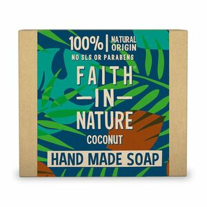 Faith in Nature Tuhé mýdlo Kokos 100 g obraz