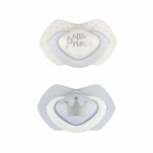Canpol babies Symetrické silikonové dudlíky 6–18m 2 ks Light touch modré obraz