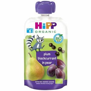 Hipp BIO Hippies hruška-černý rybíz-švestka 100 g obraz