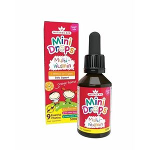 Natures Aid Multivitaminové kapky pro děti 50 ml obraz