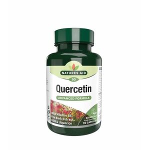 Natures Aid Kvercetin a Vitamin C antioxidant 90 kapslí obraz