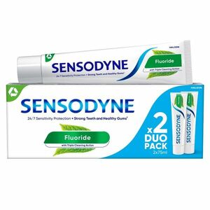 Sensodyne Fluoride zubní pasta 2x75 ml obraz