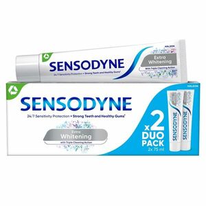 Sensodyne Extra Whitening zubní pasta 2x75 ml obraz
