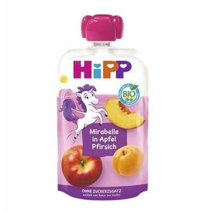 Hipp BIO Hippies jablko-broskev-mirabelka 100 g obraz