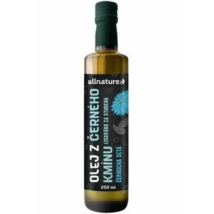 Allnature Olej z černého kmínu BIO 250 ml obraz
